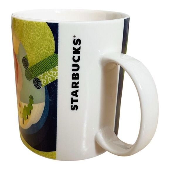 Starbucks South Korea Daegu Mug Apple Skyline 16oz - Picture 2 of 5
